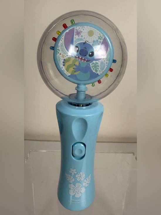 Other - Disney Stitch Bubble Wand Light-Up Spinner Toy Blue Fun Indoor/Outdoor Play 💙
